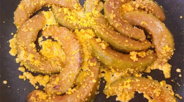 蛋黄焗南瓜的做法