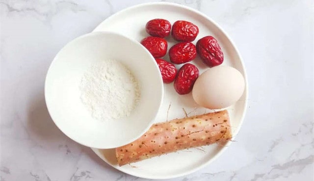 红枣山药软曲奇饼干的做法