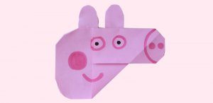 小猪佩奇手工折纸教程