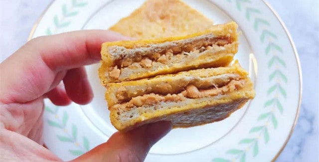 花生酱西多士的做法 1岁宝宝食谱