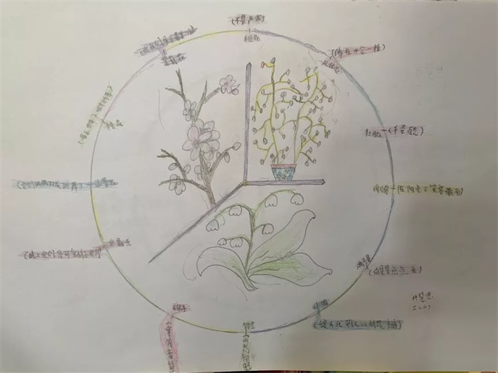 花钟怎么画图片