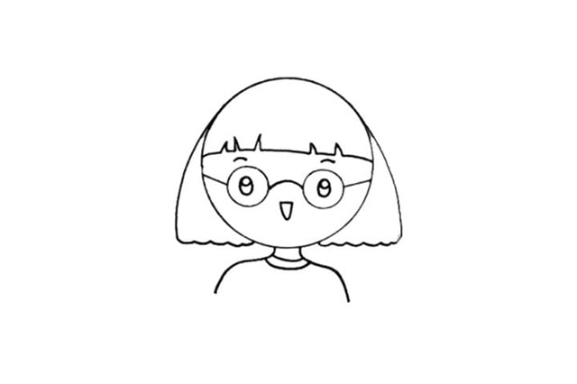 语文老师简笔画怎么画简单