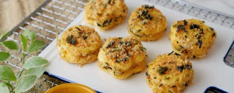 山药肉松小贝的做法