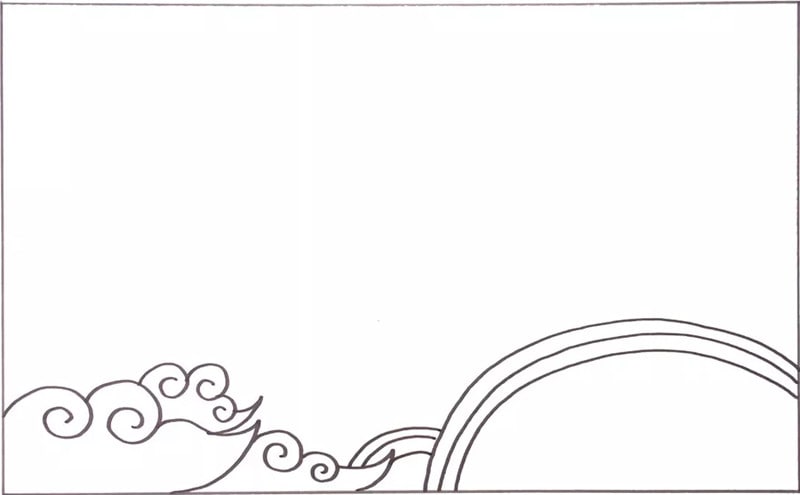 简单漂亮元旦节手抄报画法