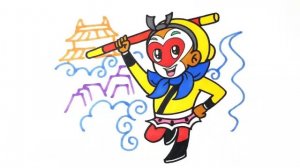 Q版孙悟空简笔画怎么画图片