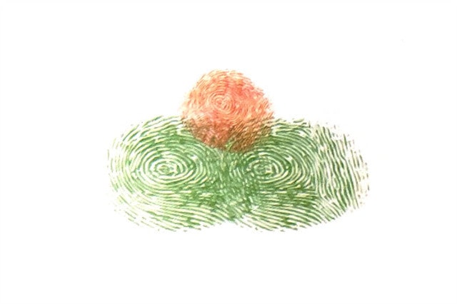 飞碟手指画画法教程