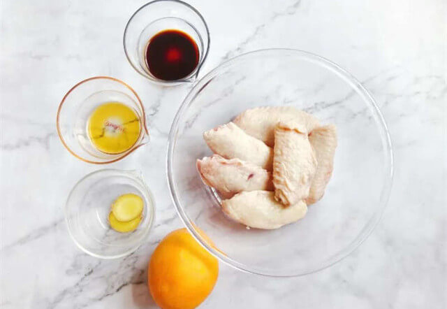 橙香鸡翅的做法