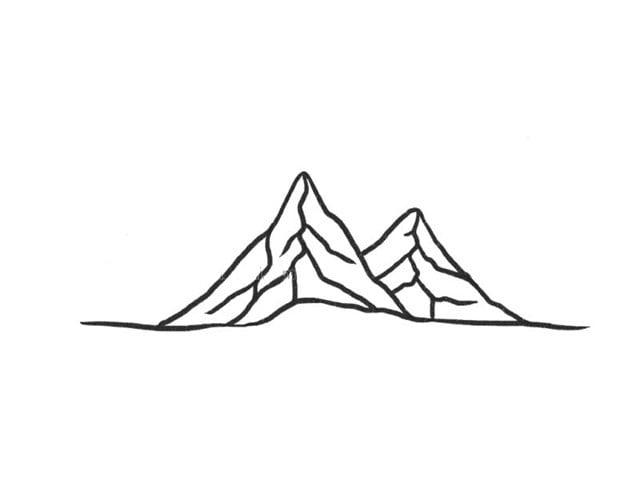 风景简笔画怎么画简单漂亮