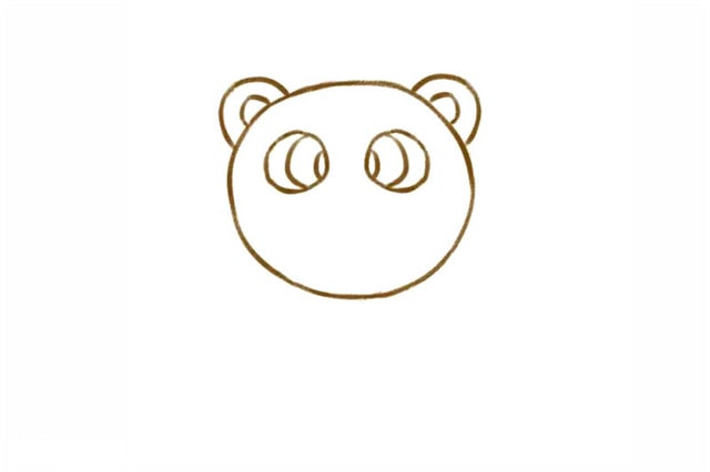 可爱的小老虎简笔画步骤图片