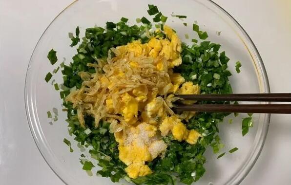 大个韭菜馅饺子