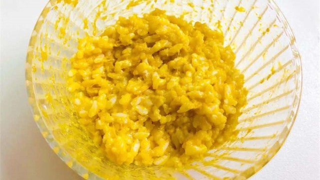 南瓜奶酪米饭饼的做法