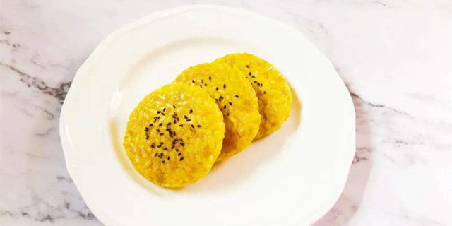 南瓜奶酪米饭饼的做法