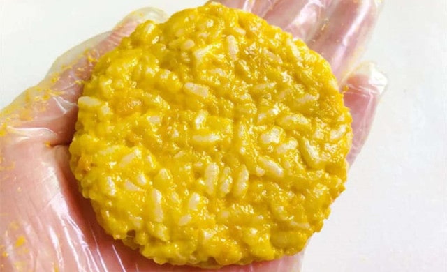 南瓜奶酪米饭饼的做法