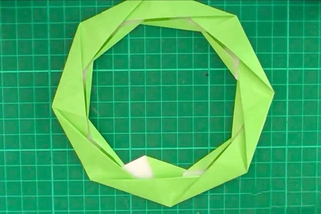 冬奥会手工折纸奥运五环