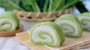 宝宝吃山药的做法：翡翠山药卷
