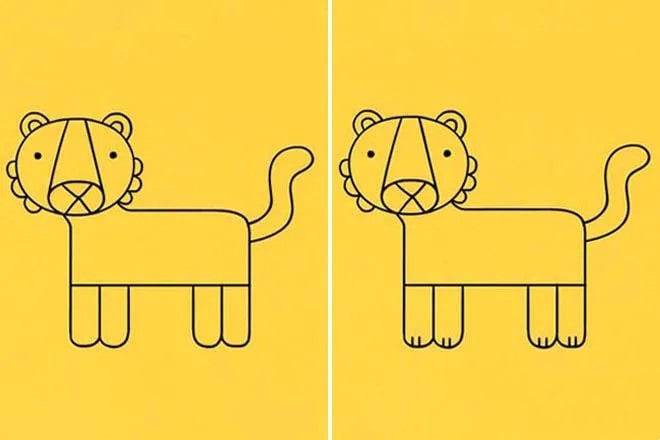 虎年怎么画老虎简笔画