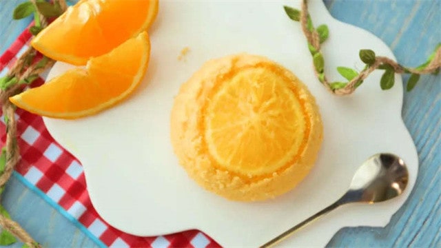 香橙蒸蛋糕的做法