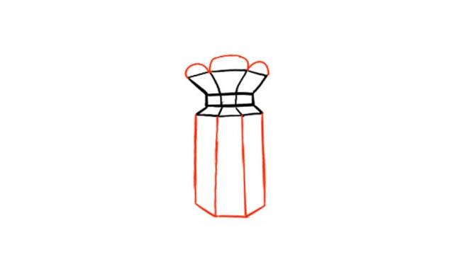 长灯笼简笔画怎么画图片