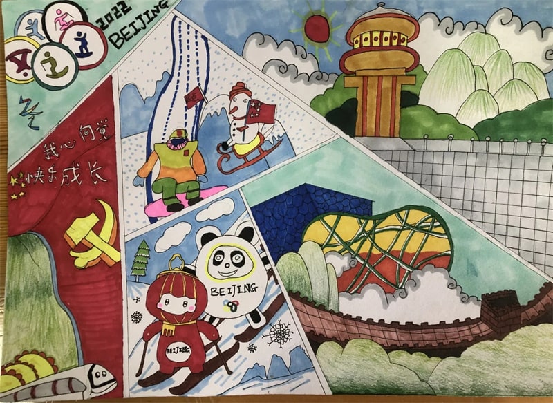 2022北京冬奥会绘画