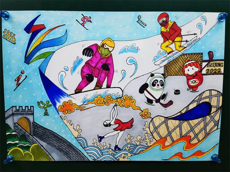 2022北京冬奥会绘画