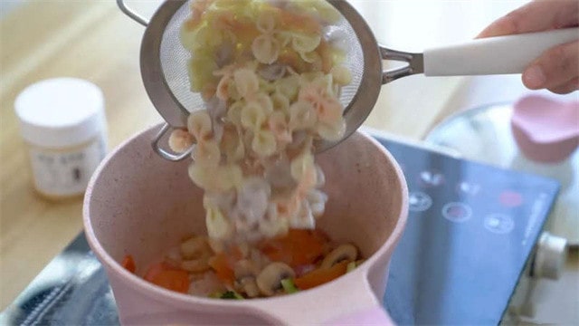 宝宝奶油蘑菇意面的做法