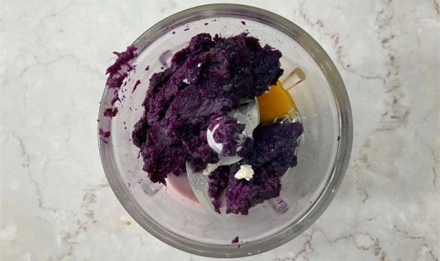 紫薯芝士蛋糕的做法