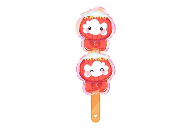 冰糖葫芦版雪容融简笔画教程