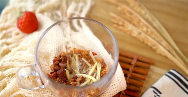 炒米姜茶的做法