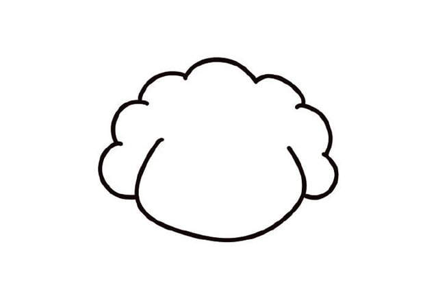 可爱的饺子简笔画怎么画图片