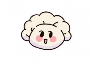 可爱的饺子简笔画怎么画图片
