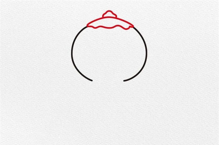 北京冬残奥会雪容融简笔画怎么画