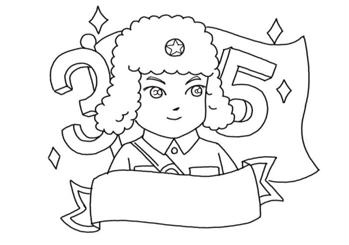 3月5日学习雷锋主题简笔画