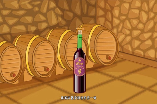 红酒没有开瓶器怎么开