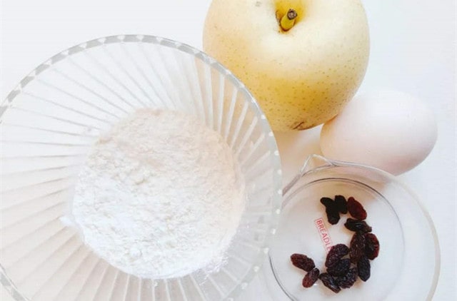 雪梨蒸蛋糕的做法