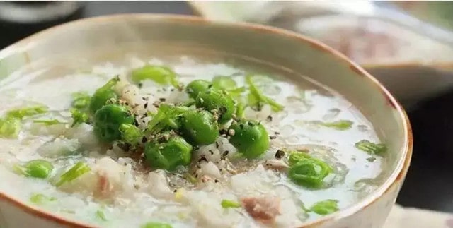 豌豆牛肉粥