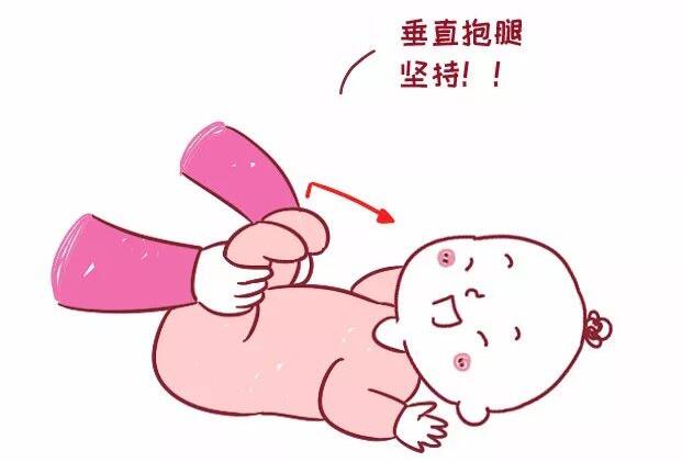 宝宝肚子胀气怎么办？婴儿排气操了解下