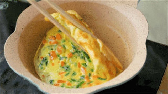 早点小吃菠菜厚蛋烧的做法