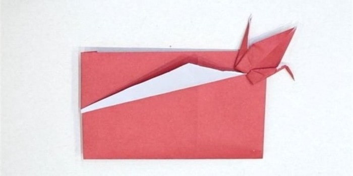千纸鹤信封折法怎么折