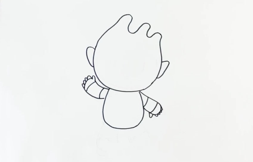 2022杭州亚运会吉祥物宸宸简笔画怎么画