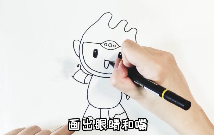2022杭州亚运会吉祥物宸宸简笔画怎么画
