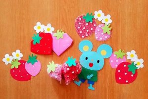 幼儿手工制作草莓的几种简单方法
