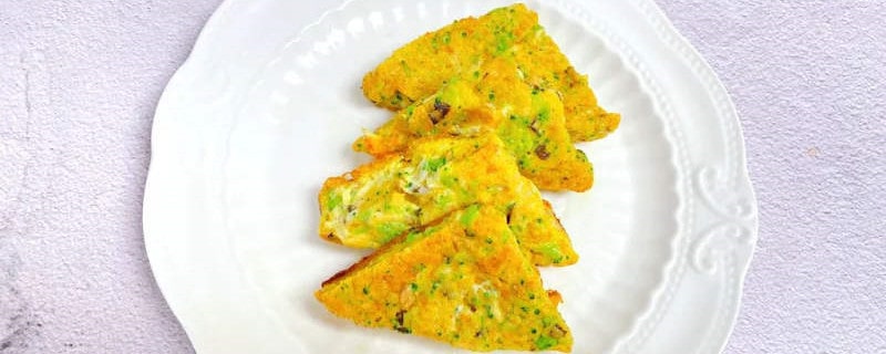 儿童营养早餐 鸡肉蔬菜吐司饼的做法