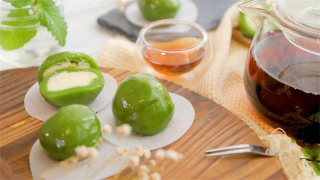 鲜奶青团的做法