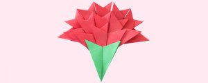 康乃馨折纸的折法教程