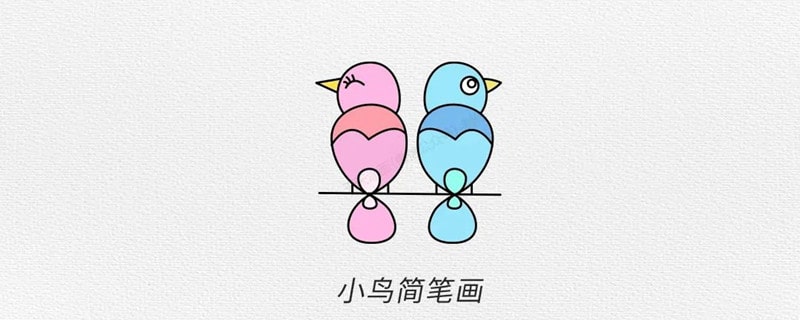两只小鸟简笔画图片教程简单
