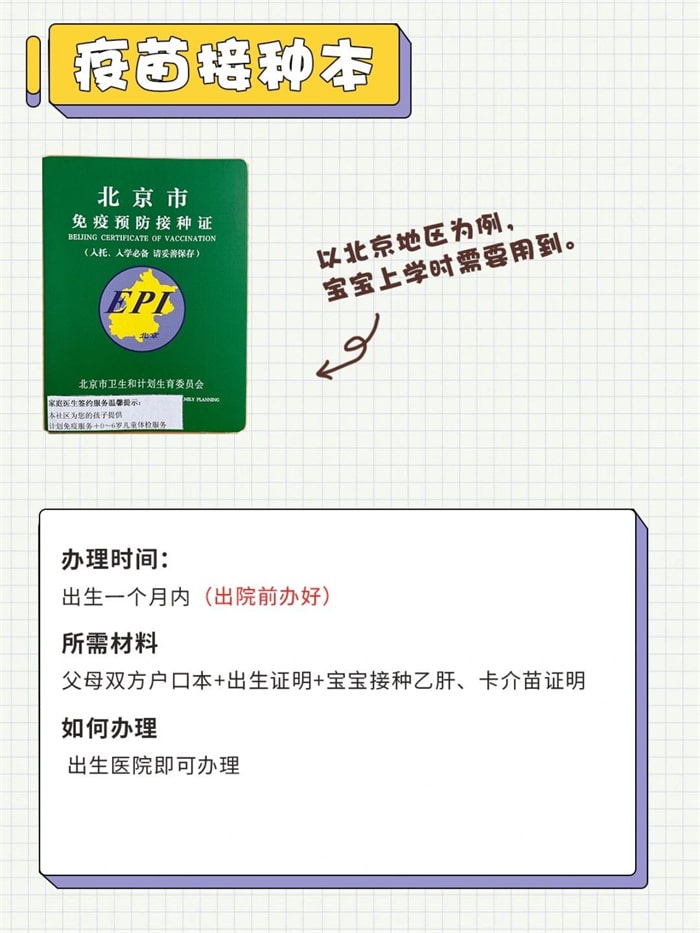 新生儿证件办理顺序