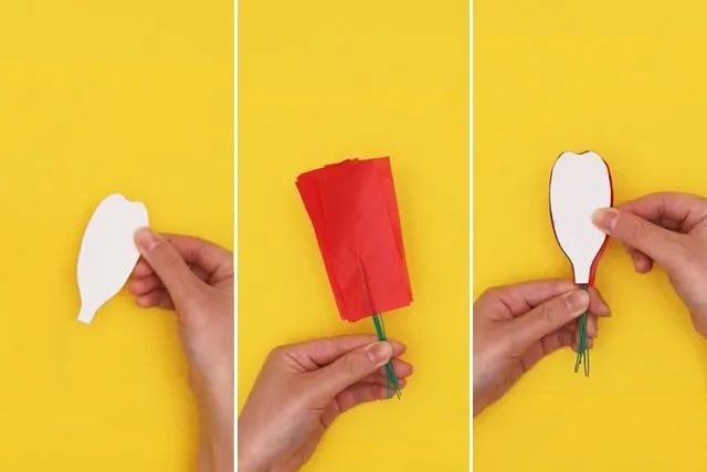 幼儿园母亲节手工制作立体郁金香