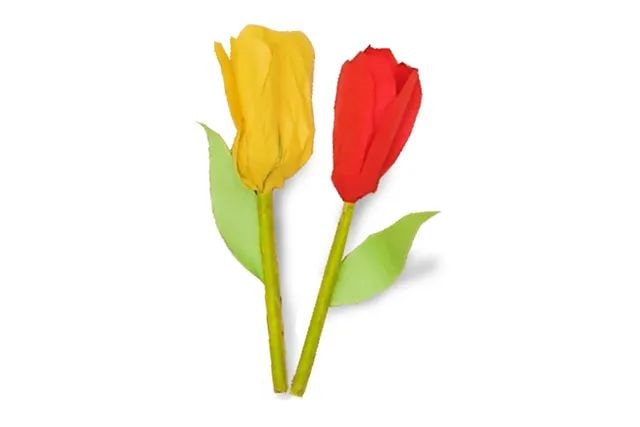 幼儿园母亲节手工制作立体郁金香