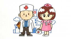 医生护士卡通简笔画教程