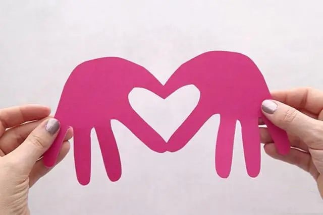 母亲节手工礼物制作手掌印贺卡